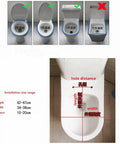 Installation guide showing compatible toilet shapes and measurements for Premium Slow Close Toilet Seat Crafted From Solid Wood With Real Bark Veneer.