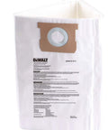3 Pack Fine Dust Bags For 6 To 10 Gallon Wet Dry Vacuums With Two And A Half Inch Port Compatible With DXV06P DXV09P