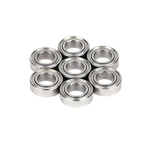 Top Shelf Two Piece SMR137ZZ 7X13X4MM ABEC 7 Precision Hybrid Ceramic Bearings For Ridiculously Slick Rolling Action With Zero Friction Drag And Built Different Stainless Steel Construction For Heavy Duty Hobby Projects