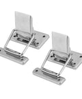 Heavy Duty 1.6 Inch Spring Loaded Toggle Latch Stainless Steel Cabinet Hasp Super Durable And Rust Proof Hardware Perfect For Trunk Box Shop Door on white background