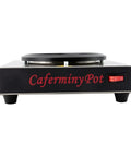Commercial Stainless Steel Single Cup Warmer With 80W Heating Plate Keeps Your Daily Brew Hot All Day Long Non Stick Surface That Honestly Hits Different For Home Office Or Cafe Use featuring on/off switch and round heating plate.