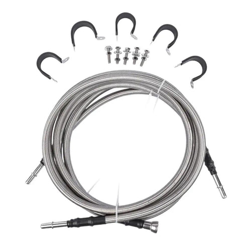 Solid Quick Fix Fuel Line Kit For 6.0L V8 Chevy Silverado And GMC Sierra Trucks 1500 2500 3500 Models Restoring AP02 Assembly Performance Fast, stainless steel