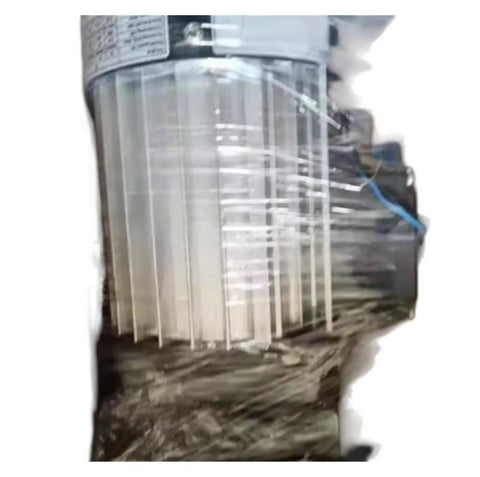 Heavy Duty Marine Vacuum Pump DTE10 380V Killer High Capacity Workhorse motor close-up wrapped in plastic.