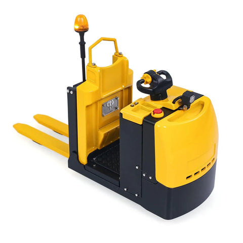 Get Your Hands On This Wheelfun RTR Metal 1/14 Electric Remote Control Forklift MO55 in yellow with lifting forks and controls.