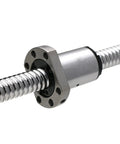 Close-up of 32mm Ball Screw SFS3210 With 10mm Lead, 1880mm Length End Machined For BK25 BF25 Supports, industrial precision C7 CNC ball screw.