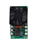 600W Step Down Voltage Regulator Module With Built In Cooling Fan For Industrial And Electronics Projects Handy Adjustable Output Rock Solid Overcurrent And Overtemperature Protection Short Circuit Safeguards Stable Efficient Power Supply Board, front view