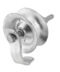 5 Inch Sliding Gate Rollers Heavy Duty Galvanized Steel Track Roller For 1 5 8 Inch Pipe Track Easy Install Pack Of 1 Rust Resistant