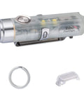 Rechargeable Keychain Flashlight With USB C Fast Charge, 420 Lumens EDC Light, 5000K Warm White, magnetic pocket clip