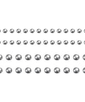 Two Size Set 1mm And 1.5mm Precision Pro Grade Stainless Steel Bearing Balls G25, 304 Stainless, 1000 Pieces 500 Each Size laid out in rows