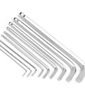 Heavy Duty Hex Key Set With Nine Durable Chrome Vanadium Wrenches Perfect For DIY Repairs And Home Workshop Jobs In All Sizes From Small To Large, 9-piece set