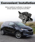 Premium Rear Liftgate Trunk Lock Latch Actuator Fits Buick Encore Cadillac Escalade Yukon on vehicle, showcasing easy installation.