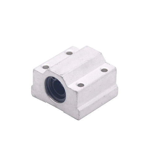2 Pack Linear Motion Bearing Slides Set For CNC Machines And 3D Printers SCS10UU To SCS30UU And SCS8LUU To SCS20UU Includes SCS13LUU aluminum bearing slide block