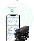 4K Foldable Action Camera Drone With SmoothCapture 2.0 for Cinematic Aerials next to smartphone with app interface