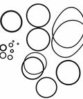 Heavy Duty D51844 Framing Nailer Rebuild Kit Featuring Slick Trigger Valve Assembly With Precision O Rings, various black rubber O-rings.