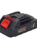 Fafeicy 21V Cordless Electric Metal Shears With Led Light And Variable Speed replacement battery for power tool.