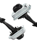 Chevrolet Silverado Front Door Hinges With Multi Level Limiter And Soft Close Dampening Check Strap Stop Durable Wear Resistant Steel