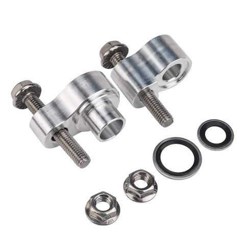 AC Block Off Kit Line Terminator For Rear Air On 2000 To 2013 Chevrolet Suburban with washers and nuts