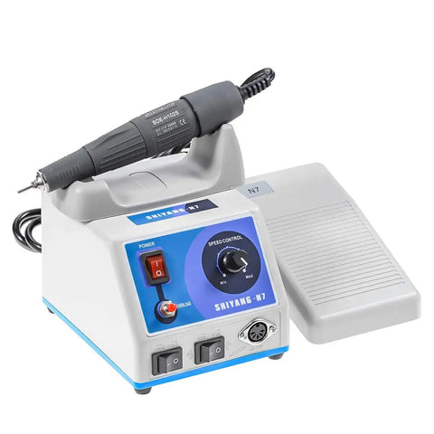 35,000 RPM Handheld Grinder For Jewelry, Ceramics, Glasswork, Silicone, Woodcarving And Artware with control unit and pedal