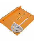 Kickass Aluminum Router Table Insert Plate And Slick T Slot Mounting For Heavy Duty Woodworking Bench Upgrade Precision Table Saw Plate with Angle Guide
