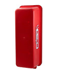 2 Pack Red Surface Mount Fire Extinguisher Cabinet With Front Pull Cover For 10 Lb Extinguishers, heavy-duty polymer design.