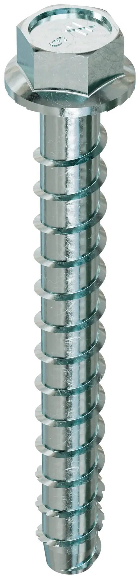 Heavy Duty Screw Anchor For Concrete 5/8 Inch X 6 Inch Titen HD Hex Washer Head Zinc Plated