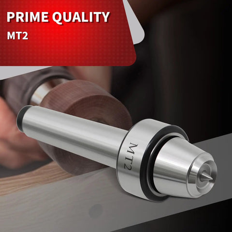 MT2 Wood Lathe Live Center Set With Cup Tip For Tailless Lathes Stable Drive Spur Cup Arbor High Precision Lathe Work For Woodworking Machines