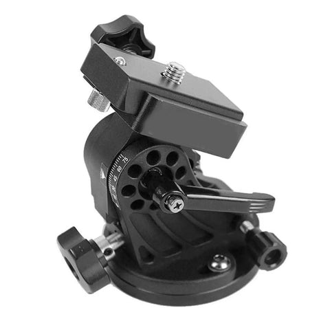 Pro Grade Aluminum Equatorial Telescope Mount With 0 To 70 Degree Tilt Wedge Latitude Base, Heavy Duty Precision Dual Knobs For Fine Adjustment
