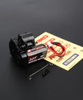 Upgraded 180 Motor And 32T Metal Gearbox Transmission For FMS 1 To 24 FCX24 Power Wagon Smasher V2 Monster Truck Black