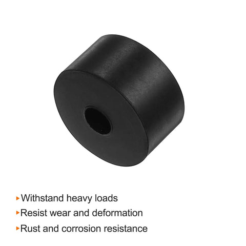 4 Pack Rubber Spacers Neoprene Anti Vibration Isolators 12mm ID X 50mm OD X 30mm Thick For Home Car Boat Quiet Mounts Washers And Bushings Black Great For Outdoor Use And Heavy Duty Mounting In Workshops