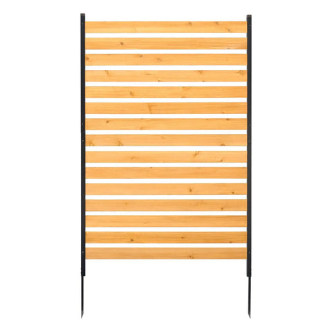 Wood Privacy Fence Screen For Outdoor AC Unit And Trash Can In Your Yard 39 Inch Wide By 61 Inch Long One Panel Pool Equipment Enclosure