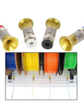 3D Printer Filament Dryer Box Accessories Pneumatic Straight Connector PC4 M6 For 1.75mm Filament Includes 4 X 2.5mm PTFE Tube