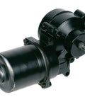 Remanufactured Domestic Wiper Motor Direct Fit Replacement crafted for whisper quiet running, showing motor design and connection points.