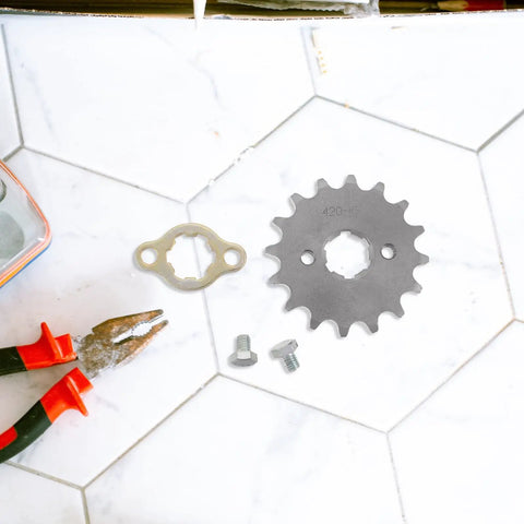 Precision Machined Motorcycle Sprocket Kit With Pro Grade Alloy Steel Small Gear Plate Inner Diameter Screw And Retainer