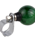 One Hand Steering Wheel Spinner Knob For Tractors Forklifts And Lawn Mowers Durable Resin And Metal Alloy Suicide Knob With Smooth Free Rotation Easy Turning Help Power Handle Steering Assist Green
