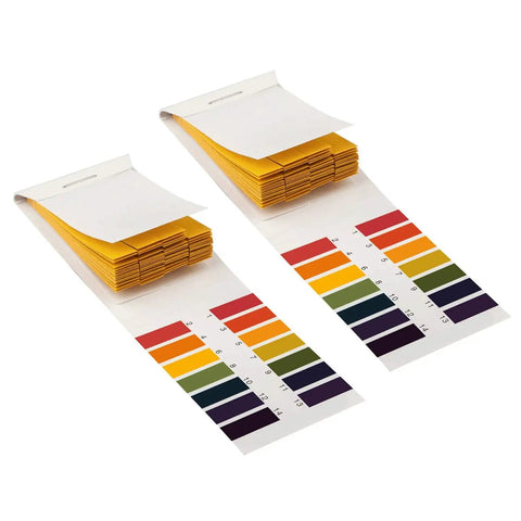 All In One 160 Strips pH Test Paper Kit 1 To 14 Color Coded Litmus Strips For Water Cosmetics And Soil With Control Card