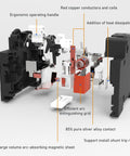 Heavy Hitter DC Circuit Breaker Rated At 150 Amps Smoothly Powers Through 36 To 250 Volts Din Rail components diagram showing design features.