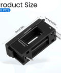 30 Pack 5 X 20 mm PCB Fuse Holder Kit Black Plastic Mount with Cover showing dimensions and structural details