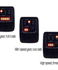 LED Display For 24V 36V 48V Electric Bikes KD26E Meter showing battery levels in different gear modes.