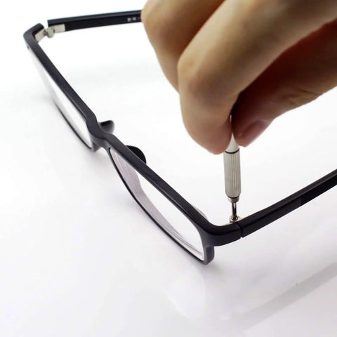 Using 120 Piece Eyeglass Repair Kit With Tiny Screws Nuts And Universal Screwdrivers for Glasses Sunglasses Jewelry And Watches