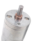 One Pro Tier Jga25 High Torque DC Gear Motor Crushes Heavy Loads Running Butter Smooth On Six Twelve Or Twenty Four Volts Perfect For Robot Car Builds Done Right close-up of motor shaft and housing.