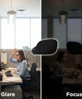 Privacy Desk Shade With Clip And Suction Cup To Block Light And Glare For Deep Focus 22.8 By 14.2 Inches in office use