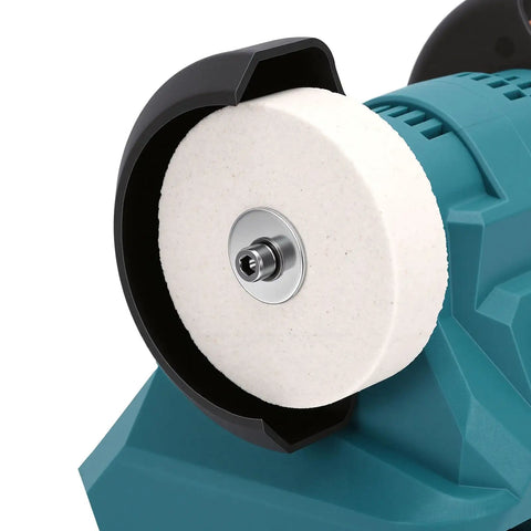 Beefy Bench Grinder With 5500 RPM Permanent Magnet Copper Motor And Durable Guard For Sharpening And Polishing Metalworking Projects