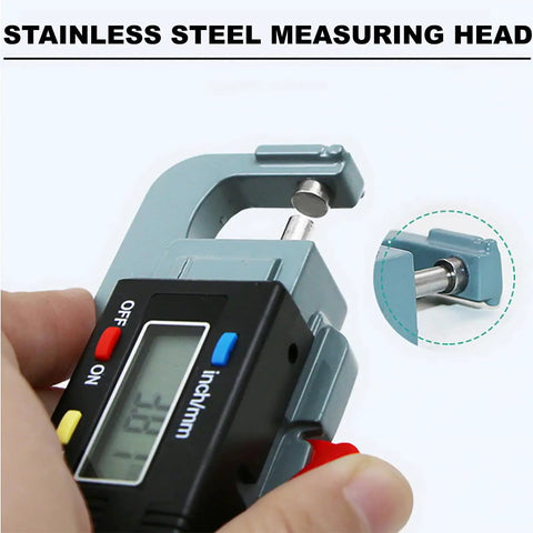 Built Tough Digital Thickness Gauge With Huge Backlit LCD Screen And Spot On Accuracy Plus Instant Zero Reset Smooth Reading Tool Nailed It For Jewelry Pearls And Fast Shop Floor Checks
