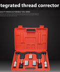Pro Grade External Bolt Thread Repair Tool Kit For Half Shaft Sleeve Threads Quick Fix And Heavy Duty Automotive Thread Corrector in red case