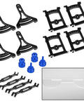 All In One 1 Tenth Scale RC On Road Alignment Tool With Camber Toe And Slip Angle Gauges Aluminum Suspension Components