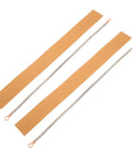 2 Pack Heat Sealer Heating Element Replacement Kit With Cloth Covered Nickel Alloy Wire 5mm Wide Flat Ribbon Strip For Warehouse Packing And Maintenance Durable Even Thermal Output, two strips shown
