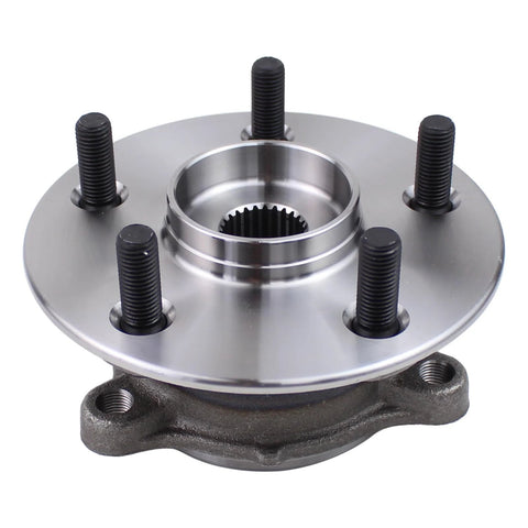 Front Driver And Passenger Side Wheel Bearing Hubs Set For Lexus ES250 2021 To 2024, Toyota Avalon 2.5 2021, And Camry 2.5 2018 To 2024, Beefed Up For Easy Install And Durable Wheel Hub Replacement viewed from front