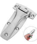 Stainless Steel Cabinet Door Hinge For Metal Cabinets Heavy Duty High Load Capacity Weather Resistant For Boats And Outdoor Use Concealed Marine Grade Hinges For Smooth Operation And Tough As Nails Cabinet Access, close-up