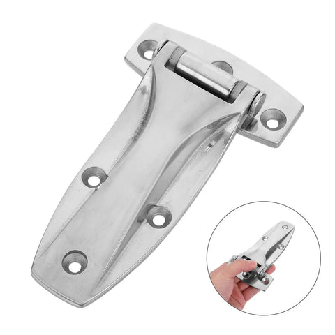 Stainless Steel Cabinet Door Hinge For Metal Cabinets Heavy Duty High Load Capacity Weather Resistant For Boats And Outdoor Use Concealed Marine Grade Hinges For Smooth Operation And Tough As Nails Cabinet Access, close-up