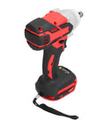 Ftovgue Brushless Impact Wrench Cordless High Torque 250Nm Electric Driver With 18V Battery And 12 7Mm Square Chuck robust black and red design
